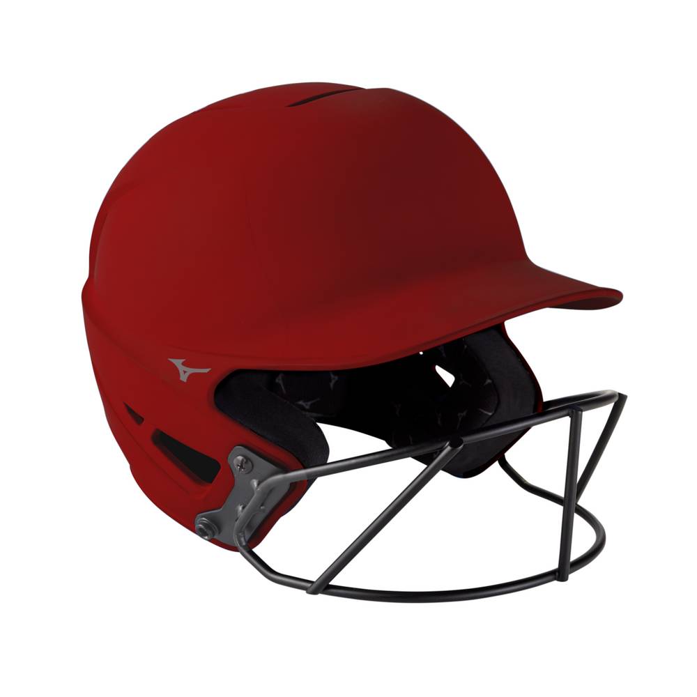 Damske Prilba Mizuno F6 Fastpitch Softball Batting Červené Vypredaj ROZS72906